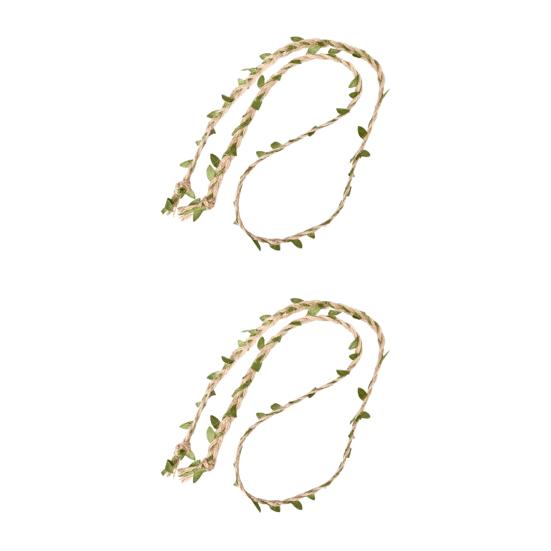 

2 шт., модная веревка для штор, подхваты, устойчивая к разрыву, натуральная, устойчивая к разрыву, изысканная пряжка для штор для спальни зелёный