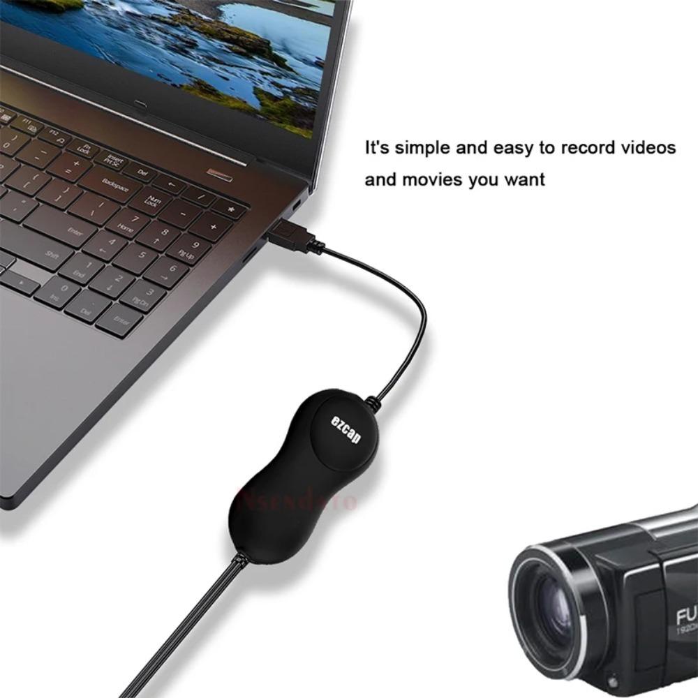 Scheda di Acquisizione Grabber Video Audio USB EZCAP159 Acquisisce Video Analogici da Videocamera VHS, Console di Gioco in File Digitali per Windows10/8 e MAC OS