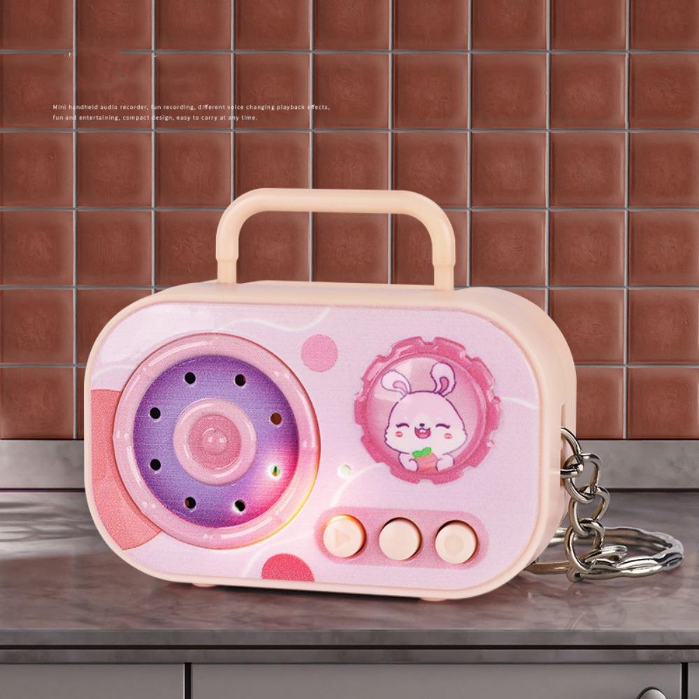 Multi-color Recorder Keychain Cartoon Animal Bag Ornament Creative Recorder Key Chain  Gift