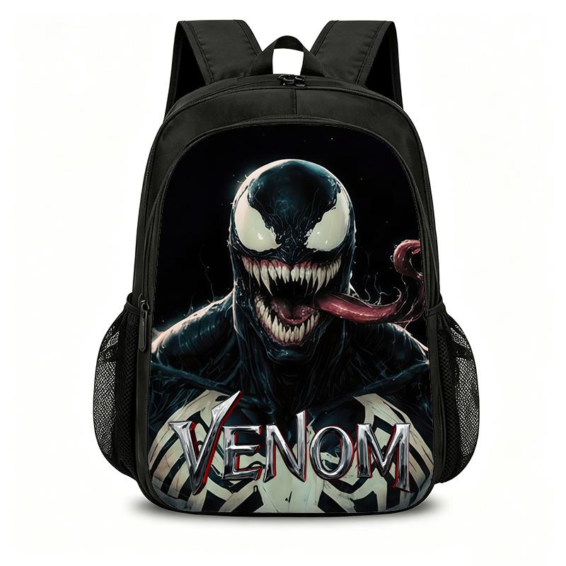 Venom School Double Layered Backpack Fashion Schoolbag Backpack Kids Gift Practical Multifunctional