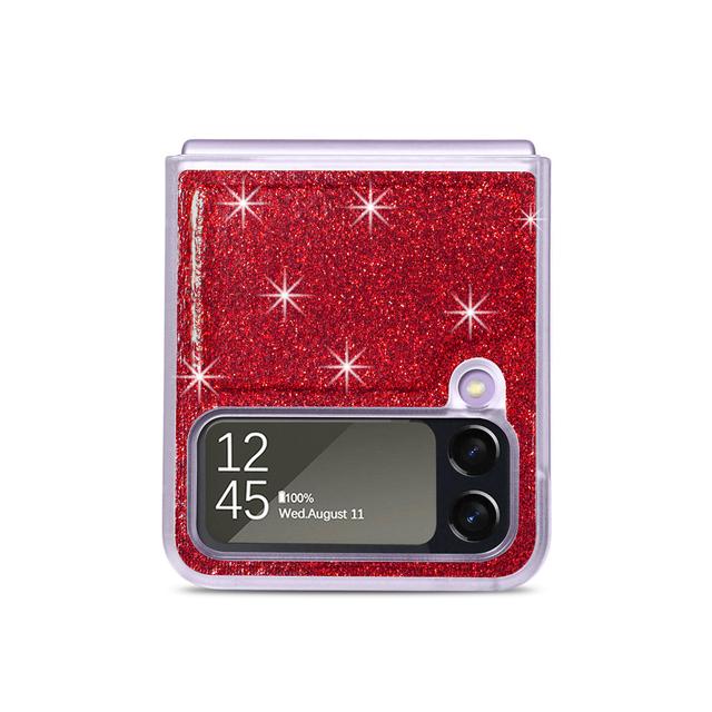 Anti -Sweat Folding Design Bling Case For Samsung Galaxy Z Flip4 Flip 4 5g Flip3 Flip 3 Non -Fingerprint Funda Zflip4 Cases
