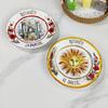 Plato de Porcelana de Hueso de 8 Pulgadas para Filete Comida Occidental Fiesta en Casa Cena Dim Nuevo Estilo Europeo Plato para Ensalada Cerámica Vajilla Caja de Regalo