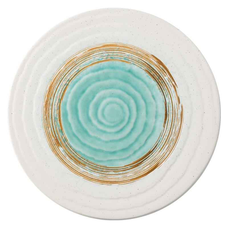 Creative Steak Plate Round Flat Plate Household Cuisine Plate Ceramic Tableware Premium Rectangular Flat Plate Sushi Plate