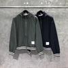 TIME BREATHE Men's Retro Double Layer Jacket - Heavy Duty Autumn/Winter Outerwear