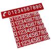 Colorful Car Phone Number Plate: Temporary Parking Solution & Interior Accessory