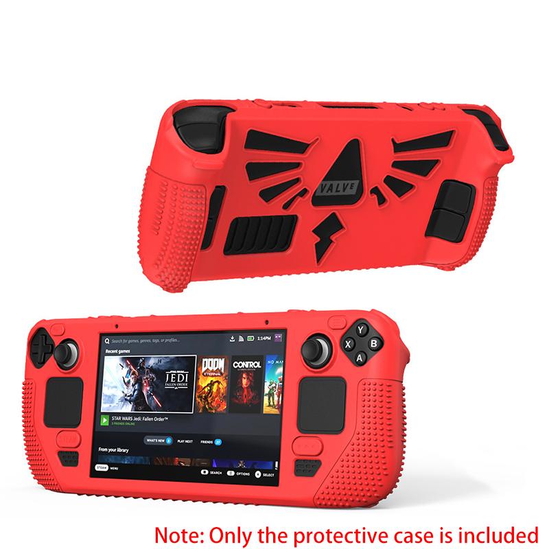 

Чехол для Steamdeck для портативной игровой консоли Steam Deck с портативной подставкой, противоскользящая крышка, пылезащитная коробка для хранения