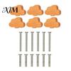 Nordische Stijl Kastknoppen Wolkvormige Houten Knoppen voor Kasten & Lades, Houten Handgrepen Kleine Opbergruimte met Schroeven, Decoratieve Kinderkamer Kind
