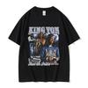 Rapper K-King Von Graphic T Shirt Men's Hip Hop Gothic Fashion Short Sleeve T-shirts Oversized T-shirt Streetwear 80312