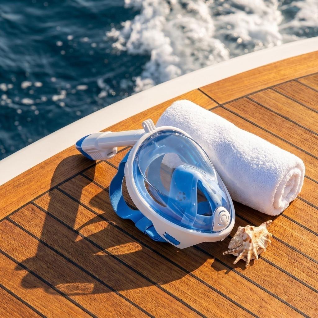 Maschera Integrale per Snorkeling, Nuoto, Immersioni - 2