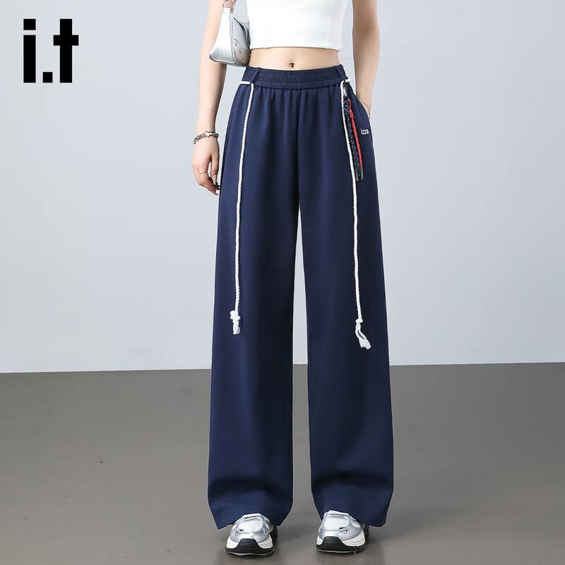 Izzue It Women's High-Waist Wide-Leg Sweatpants