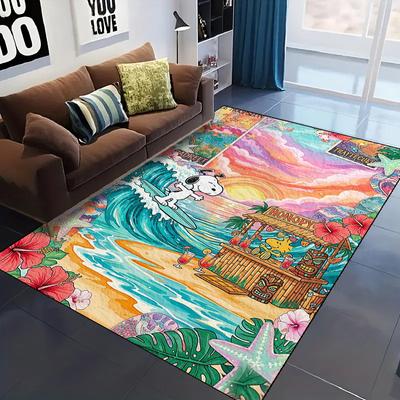 Peanuts Area Carpet for Living Room Bedroom Home Decor Cool Movie Mat Floor Mat LXR165