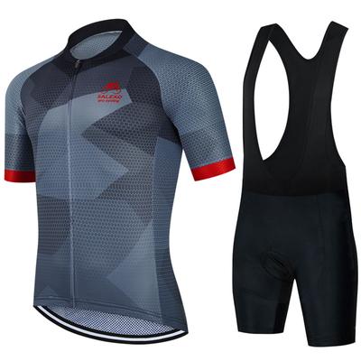 2023 Men Summer Salexo Team Cycling Jersey Set MTB Uniform Bicycle Clothes Suits Bib Shorts Bike Clothing