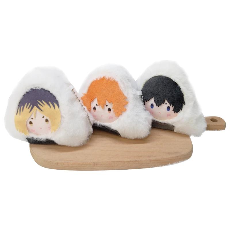 10cm Stuffed Anime Haikyuu Plush Doll Pendant Cute Hinata Kageyama Kozume Kenma Oikawa Tooru Sugawar KeychainToys Gift