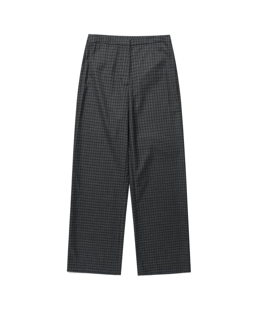 Nice Ghost Club Ffats Check Balloon Layered Skirt Pants_Charcoal(Ng2Fsupa90A)