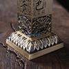 Antique Vertical Incense Tower for Burner Stand Portable Bronze Retro Incense Holder Storage Box Catcher Decor D57B