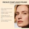Zephoco Dual Waterproof Eyeliner & Freckle Pen, Light Brown - Smooth, Pigmented, Smudge-Resistant
