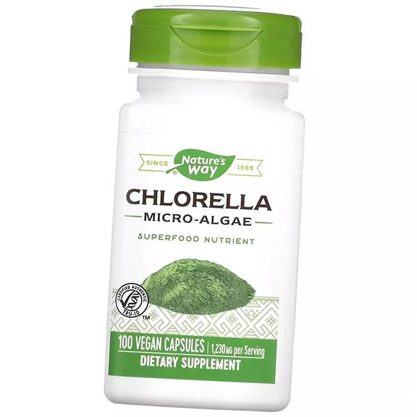 Хлорелла, Chlorella Micro-Algae, Nature's Way  100вегкапс (71344101)