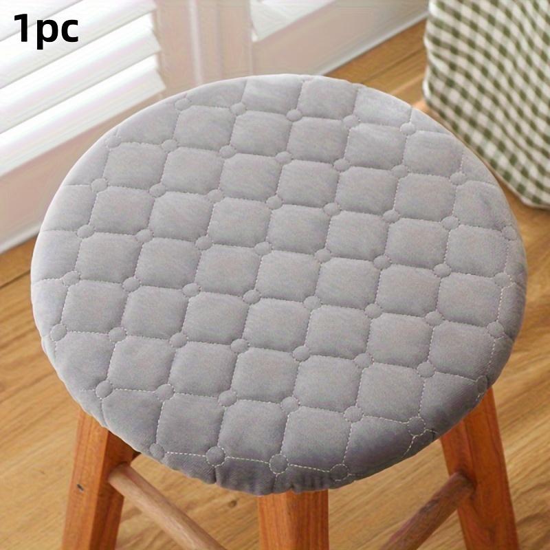 1pc Round Cushion, Home Decoration Round Stool Cover, Thickened Material, Simple and Easy To Clean, Can Be Used In All Seasons