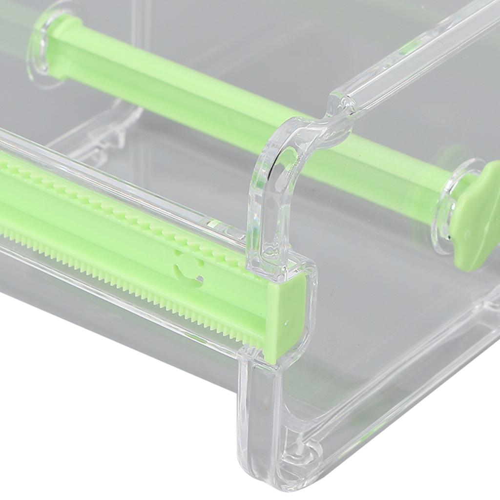 Transparent Multi Masking Tape Cutter Dispenser Visible Roll Tape Holder for   School