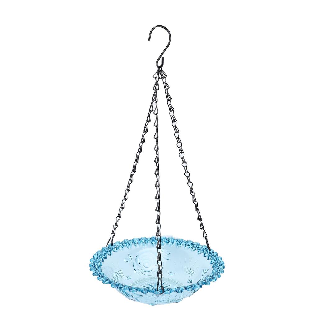 Solar Bird Bath Fountain for Outdoor Plastic Hanging Solar Powered Hummingbird Water Fountain for