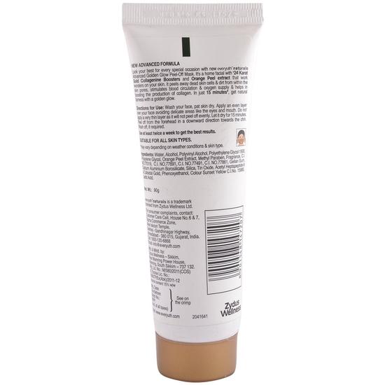 Everyuth Naturals Golden Glow Peel Off Mask, 90g Bottle