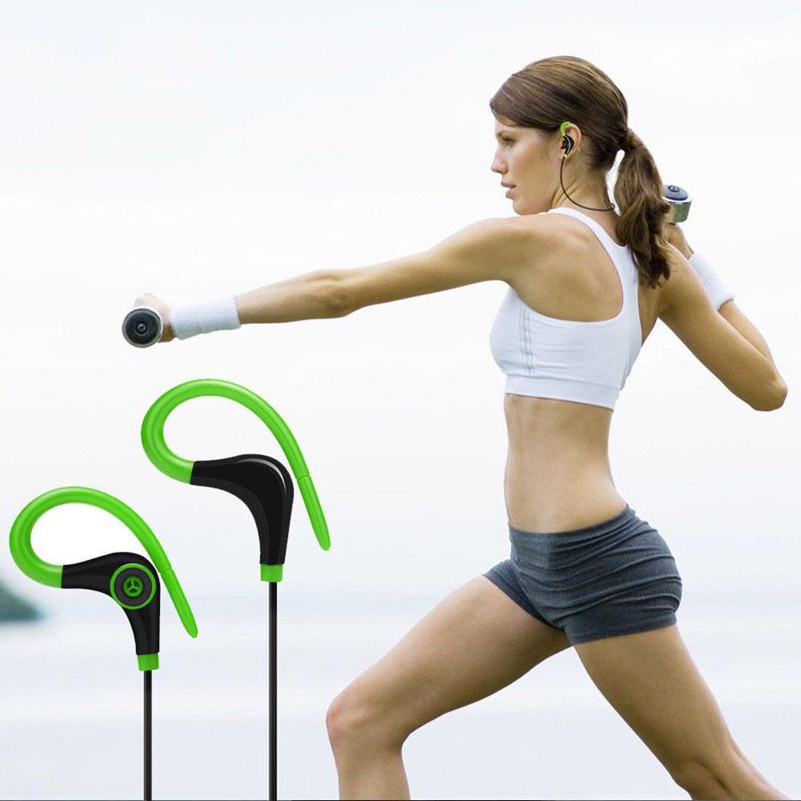 Universal Bluetooth 41 Wireless Stereo Earphone Earbuds With Ergonomic Ear Hook And Noise Cancellation For Sports And Travel
