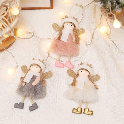 Party Supplies Girl Home Decor Xmas Supplies Hanging Christmas Decoration Christmas Angel Xmas Tree Decoration