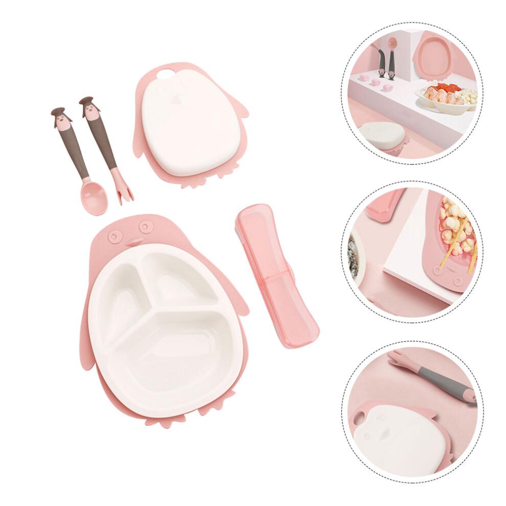 1 Set Divided Plate Bowl for Toddlers Self Feeding Training