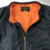 Be-J MA-1 Flight Jacket Navy Men’s L Windproof Cold-Resistant(USED)