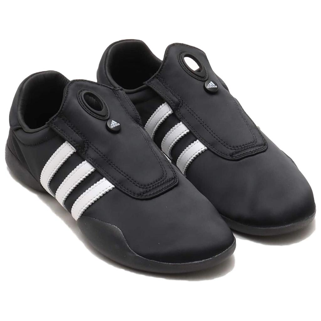 Adidas atmos pink x  Taekwondo Mei Black Ribbon Women Sneakers Core-Black Footwear-White JR8001