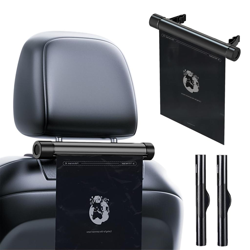 New Compatible Car Trash Garbage Bag Garbage Pocket Convenient Includes 40 Compatible with Passenger and Back Small Car Convenient Item [2025