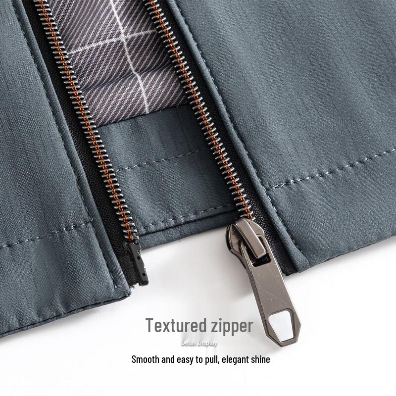 Hodo Men's Wrinkle-Resistant Stand Collar Jacket