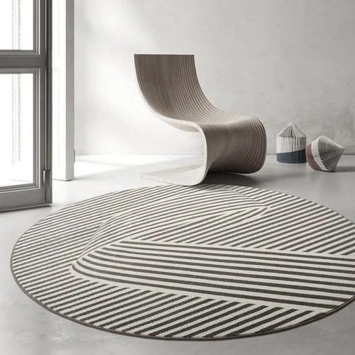 

Fluffy Soft Round Rug Light Luxury Plush Carpet for Living Room Bedroom Large Area Thicken Home Decor Mat Diameter 80cm