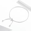 Adjustable Gold/Silver Tone Anklet Bracelet Elegant Ankle Thin Chain Jewelry for Women Fashionable Foot Accessories
