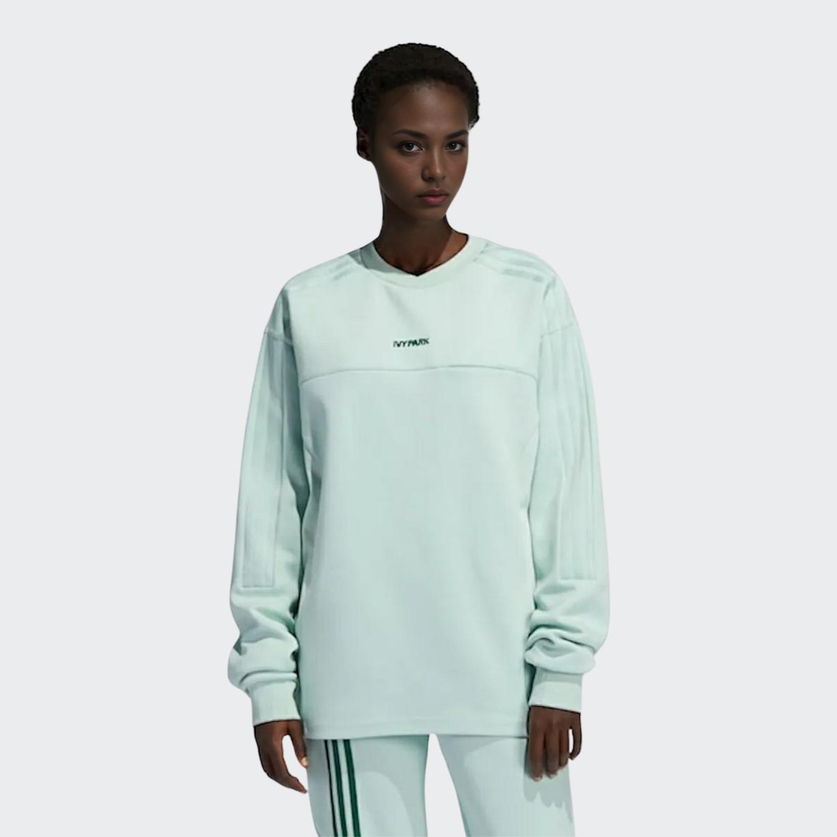 Adidas Originals Ivy Park X Clover Вышитая однотонная спортивная толстовка с капюшоном — фото 3