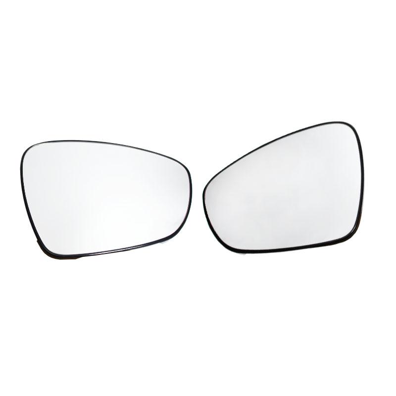 Left/Right Side White Heated Wing Mirror Glass Wide Angle Rearview Mirror For Peugeot 408 2013