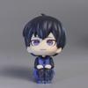 Blue Lock Kawaii Nagi Seishiro Isagi Yoichi Sitting Action Figure Doll Tabletop Model Anime Peripheral Creative Birthday Gift To