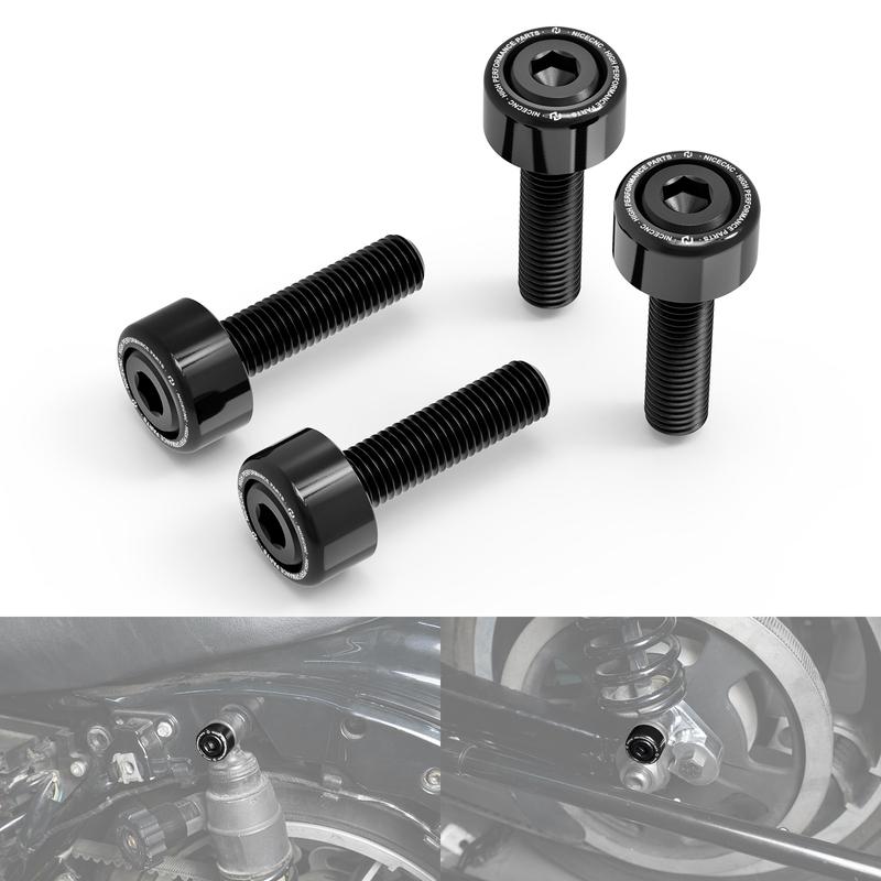 Carbon Steel Motorcycle Rear Shock Absorber Bolts for Harley Street Glide FLHX 2006-2017 2018 2019 2020 2021 2022 2023 2024