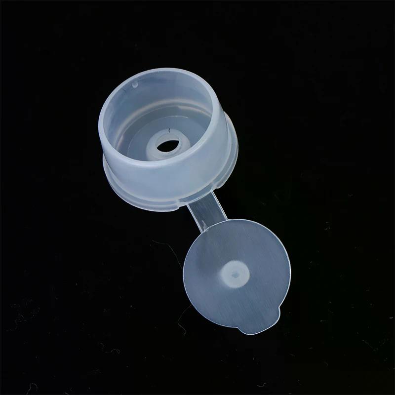 20Pcs 24-tooth Diameter Plastic Bottle Cap Replacement Flap Cover For Lotion/Toner Bottle Cosmetic Bottle Cap Accessories