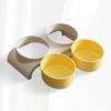 Slanted Double Bowl Cat Food Basin Non-Slip Anti-splash Removable Eco-Friendly PP Pet Food Water Bowls Comederos Para Perros
