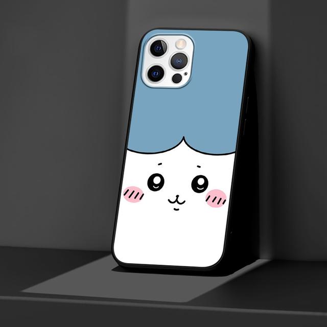 Case For Apple Iphone 11 13 12 Mini 14 Pro Max Xr 7 8 +Se 2020 Xs 6 6s Plus 5 5s Black Silicone Phone Cover Chiikawa Cartoon