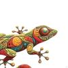 Animal Statues Metal Gecko Decor Gift for Home And Garden