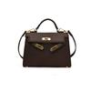 Premium bag palm pattern lock classic portable shoulder trendy women's bag