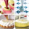 100pcs Disposable Pastry Bag Cake Cream Icing Piping Bags For Cake Dessert Cookies Decorating Tools Kitchen Baking Accessories