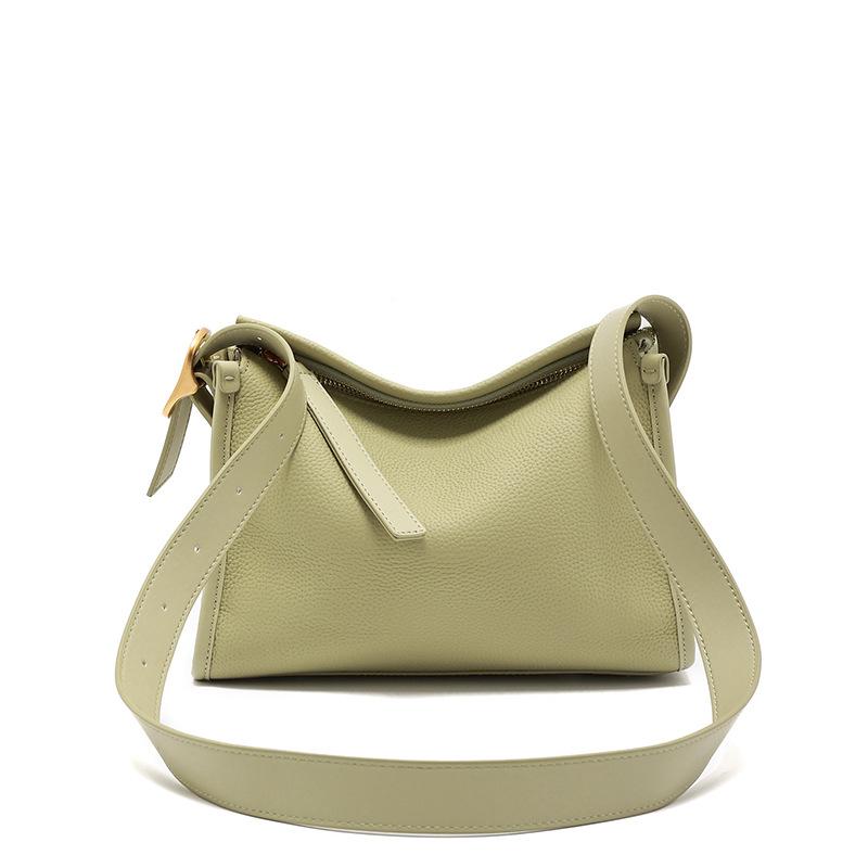 First layer cowhide pillow bag women's genuine leather spring and summer new women's bag casual fashion retro shoulder messenger bag
