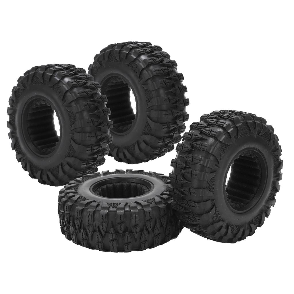 4PCS 120mm 2.2in Rubber Model Car Universal AntiSlip Tire Skin for SCX10 TRX4 RC Car