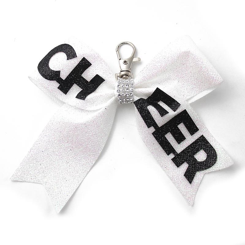 Creative  Cheerleader Keyrings With Glitters Designs Unique Keyrings Exquisite Backpack Decoration Accessories Gifts