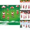 Charming Santa Claus Snowman Christmas Home Ceiling Decoration Parachute Doll Toy