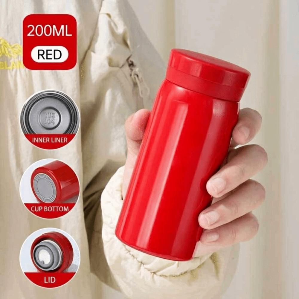 Non Slip Base Mini Thermos Cup Student Water Bottle for Students Kids Daily Drinking