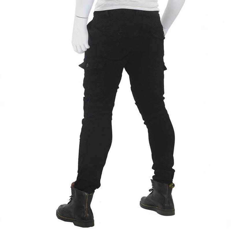 Men's Four-Season Breathable Anti-Fall Motorcycle Riding Jeans